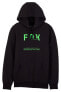 Fleecehoodie FOX Intrude Schwarz