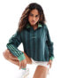 Фото #1 товара adidas Originals unisex long sleeve polo in green