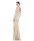 ფოტო #2 პროდუქტის Women's Geometric Embellished Evening Gown