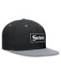 Men's Black/Gray Chicago White Sox City Connect True Fitted Hat