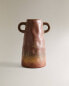 Фото #3 товара Tall ceramic vase with handles