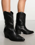 Фото #2 товара Bronx Jukeson western boots in black leather