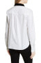 Фото #2 товара Theory 161146 Women's Long Sleeves Cotton Fancy Shirt Black/White Sz. Medium