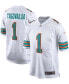 Фото #1 товара Men's Tua Tagovailoa White Miami Dolphins 2nd Alternate Game Jersey