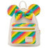 DISNEY Loungefly Minnie Rainbow 26 cm