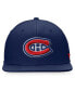 Фото #4 товара Men's Navy Montreal Canadiens Core Primary Logo Fitted Hat