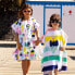 Фото #7 товара EUREKAKIDS Poncho towel for children ideal for pool and beach - hello summer fruit poncho