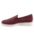 Фото #4 товара Softwalk Whistle S1810-606 Womens Burgundy Narrow Loafer Flats Shoes
