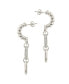 ფოტო #3 პროდუქტის Cubic Zirconia Andi Drop Hoop Earrings