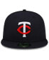 Фото #3 товара Men's Navy Minnesota Twins 2023 Authentic Collection Home 59Fifty Fitted Hat
