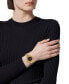 Women's Swiss Greca Flourish Gold Ion Plated Stainless Steel Bracelet Watch 35mm