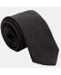 ფოტო #1 პროდუქტის Big & Tall Nero - Extra Long Silk Grenadine Tie for Men
