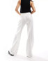 Фото #3 товара Polo Ralph Lauren linen trousers in white