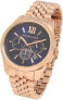 Фото #2 товара Michael Kors Men's Lexington Quartz Rose Gold-Tone Watch - MK6710 NEW