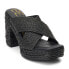 Фото #2 товара BEACH by Matisse Caravan Platform Womens Black Casual Sandals CARAVAN-997