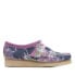 Фото #2 товара Clarks Wallabee 26169917 Womens Pink Suede Oxfords & Lace Ups Casual Shoes