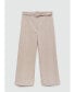 ფოტო #6 პროდუქტის Women's Chalk-Stripe Straight Trousers