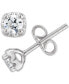 ფოტო #3 პროდუქტის Diamond Stud Earrings (1/2 ct. t.w.) in 14k White, Yellow or Rose Gold