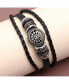 ფოტო #3 პროდუქტის Women's Wheel Leather Bracelet