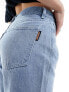 Santa Cruz classic baggy denim jeans in bleach blue wash 40 - фото #9