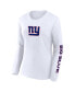 ფოტო #3 პროდუქტის Women's White New York Giants Component Long Sleeve T-shirt