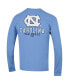 Фото #4 товара Men's Carolina Blue North Carolina Tar Heels Team Stack Long Sleeve T-shirt