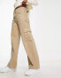 Фото #4 товара Monki cargo jeans in beige