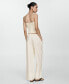 ფოტო #6 პროდუქტის Women's Cotton Wide Leg Trousers