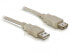 Delock Cable USB 2.0 extension A/A 3m - 3 m - USB A - USB A - Male/Female - Grey