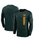 ფოტო #1 პროდუქტის Men's Green Green Bay Packers 2024 Sideline Velocity Performance Long Sleeve T-Shirt