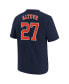 ფოტო #3 პროდუქტის Big Boys Jose Altuve Navy Houston Astros Home Player Name and Number T-shirt