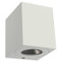 Фото #4 товара Nordlux Canto Kubi 2 - Surfaced - Rectangle - 2 bulb(s) - 2700 K - IP44 - White