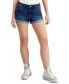 ფოტო #3 პროდუქტის Juniors' Mid-Rise Cuffed Shorts