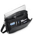 ფოტო #2 პროდუქტის Leather Slim Portfolio Laptop Briefcase