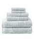 Lago Palm Cotton Terry 6 Piece Towel Set