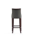 Fifth Avenue 19" L Beech Wood Faux Leather Upholstered Barstool