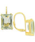 Lime Quartz Leverback Drop Earrings (12-5/8 ct. t.w.) in 14k Gold-Plated Sterling Silver (Also in White Quartz & Prasiolite)