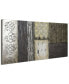 Фото #2 товара Stacked 2 Textured Metallic Hand Painted Wall Art by Martin Edwards, 30" x 60" x 2"