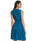 ფოტო #4 პროდუქტის Women's Crewneck Sleeveless A-Line Dress