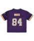 ფოტო #4 პროდუქტის Infant Boys and Girls Randy Moss Purple Minnesota Vikings 1998 Retired Legacy Jersey