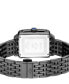 ფოტო #3 პროდუქტის Women's Bari Tortoise Swiss Quartz Black Stainless Steel Watch 30mm x 34mm