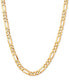ფოტო #1 პროდუქტის Figaro Link 22" Chain Necklace in 18k Gold-Plated Sterling Silver or Sterling Silver