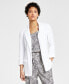 Фото #1 товара Women's Notch-Lapel Ruched-Sleeve Open-Front Blazer, Created for Macy's