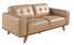 Фото #1 товара 2-Sitzer-Sofa aus sandfarbenem Leder