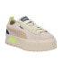 Puma Mayze Platform Womens Off White Sneakers Casual Shoes 38078410 6.5 - фото #2