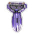 Grooming Kit for Cats and Dogs, Gel Rake & Nail Clipper, Purple, 1 Gel Rake 1 Nail Clipper