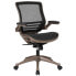 Фото #1 товара Mid-Back Transparent Black Mesh Executive Swivel Chair
