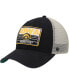 Фото #1 товара Men's Black, Natural Iowa Hawkeyes Four Stroke Clean Up Trucker Snapback Hat
