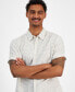 ფოტო #3 პროდუქტის Men's Leo Dobby Short Sleeve Button Front Shirt