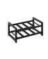 2-Tier 8-Bottle Display Wine Rack with Adjustable Foot Pads